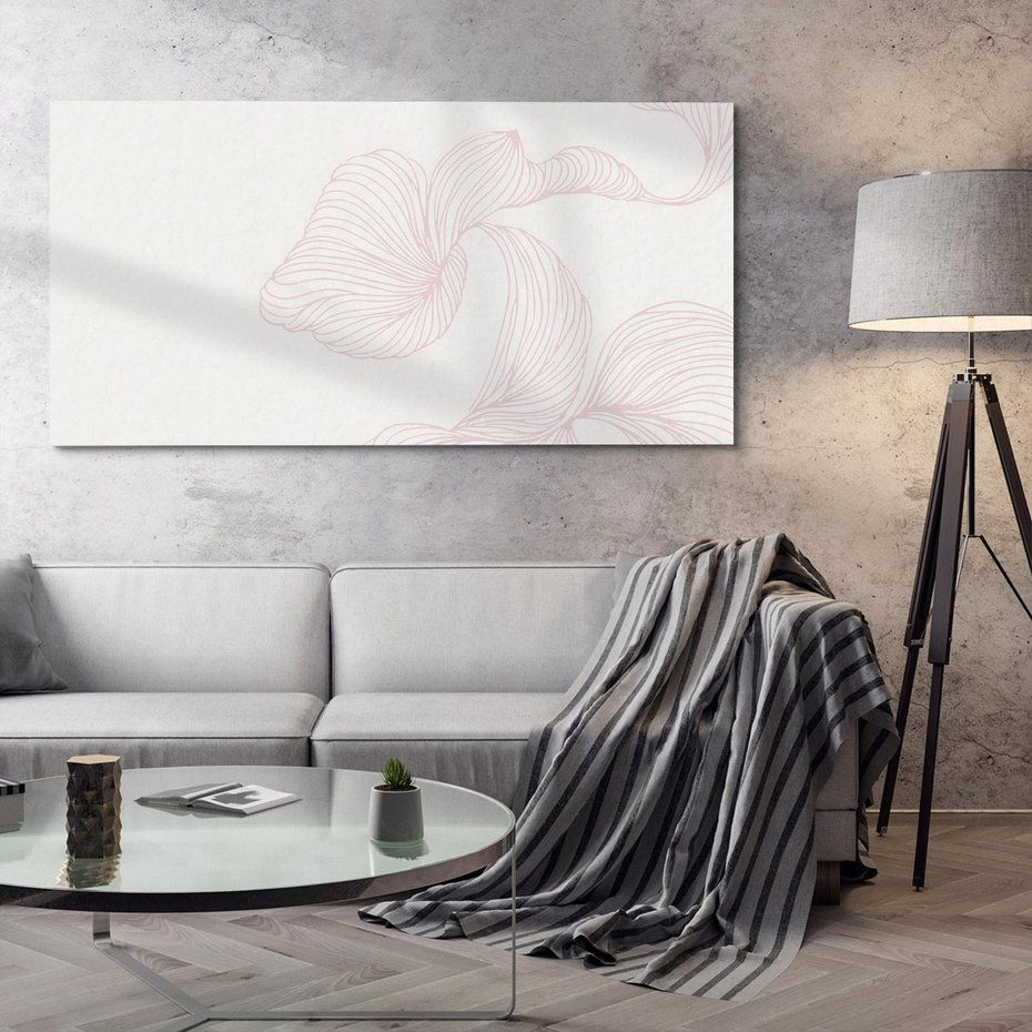 Obraz na płótnie 120x60 - Szept marzeń i tajemnic - abstrakcyjne, roślinne ornamenty