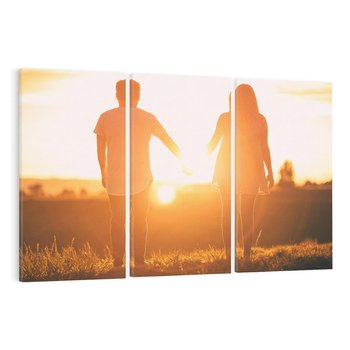 Obraz na płótnie 120x80 - Para - Miłość Wspólnych Chwil - para, miłość