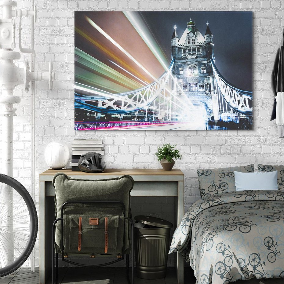 Obraz na płótnie 100x70 - Tower Bridge - Most w Londynie - Tower Bridge, most