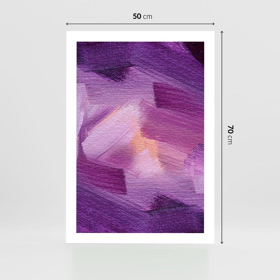 Plakat bez ramy 50x70 - Abstrakcyjna gra kolorów - abstrakcja, akwarela