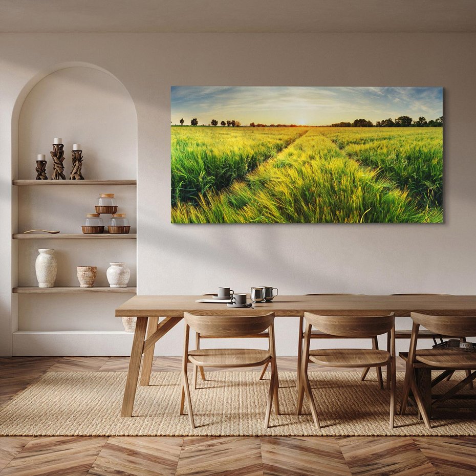 Obraz na płótnie 140x70 - Idylliczna łąka - łąka, natura