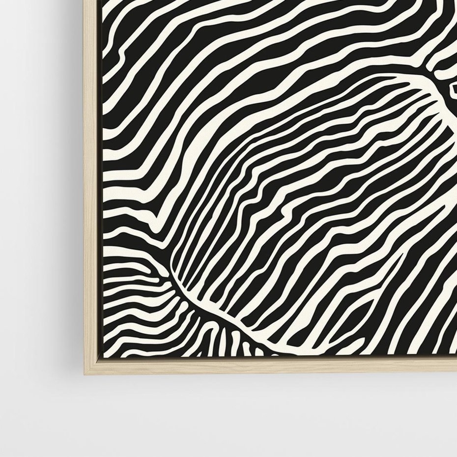 Obraz w ramie 50x50 - Podróżne Impresje - boho plakat, rycina - rama drewno