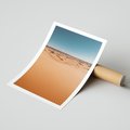 Plakat bez ramy 21x30 - Piasek w Przytulnym Wnętrzu - pustynia, piasek
