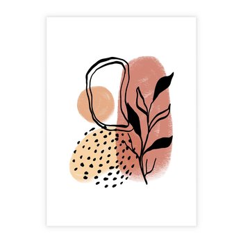 Plakat bez ramy 21x30 - Migotliwe Harmonie - abstrakcja, sztuka nowoczesna