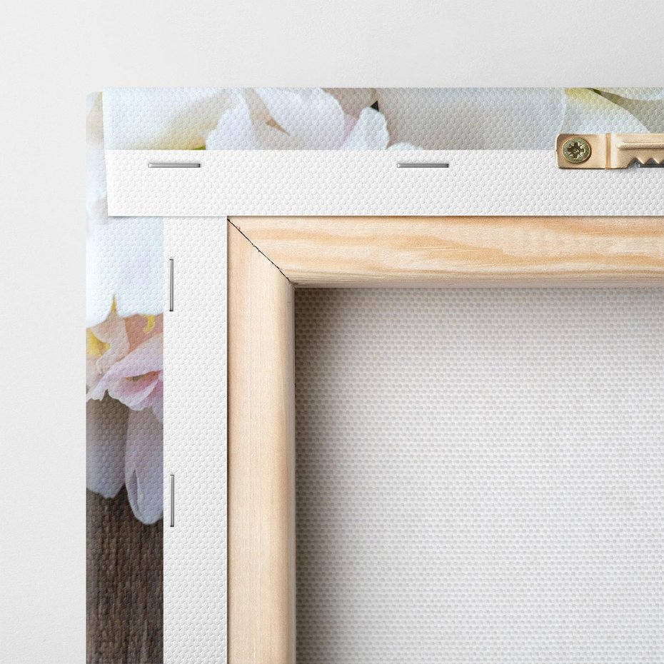 Obraz na płótnie 80x80 - Relaksująca Harmonia - kwiaty, spa