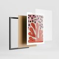 Plakat w ramie 50x70 - Księga Pastelowych Impulsów - abstrakcyjny obraz, plakat - rama czarna