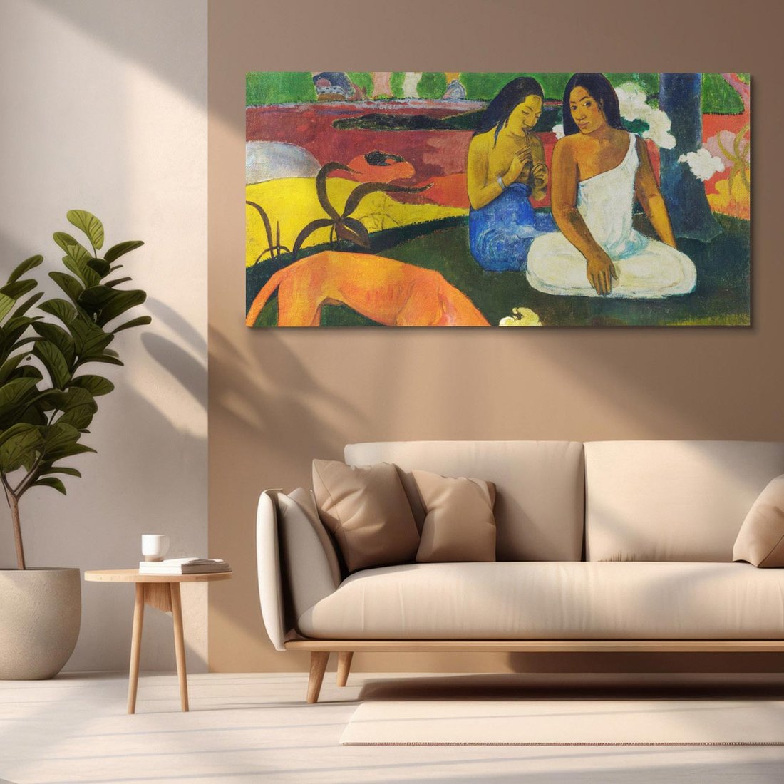 Obraz na płótnie 120x60 - Arearea 1892, Paul Gauguin - Reprodukcja - reprodukcja, obraz na płótnie
