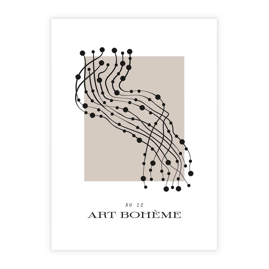 Plakat bez ramy 21x30 - Migocące Konstrukcje Abstrakcji - sztuka minimalizmu, biało czarna rycina