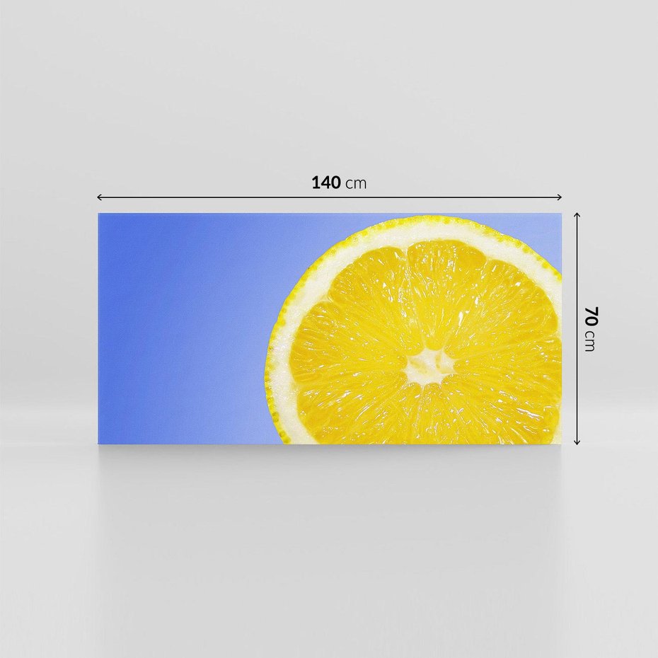 Obraz na płótnie 140x70 - Cytryna Żywa Energia - cytryna, owoce