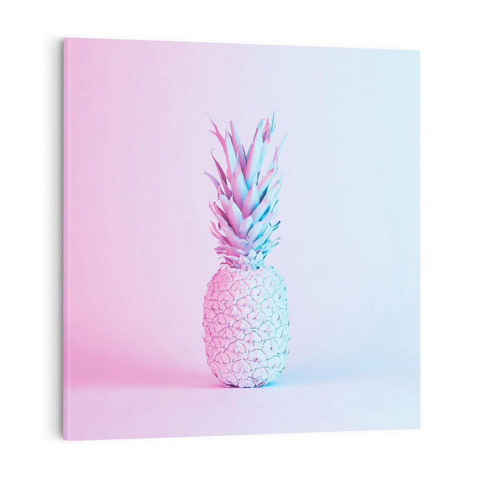 Obraz na płótnie 40x40 - Ananas Abstrakcja - ananas, abstrakcja