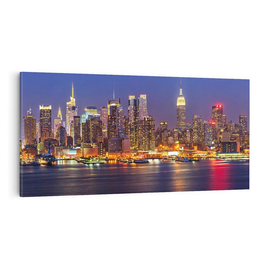 Obraz na płótnie 100x50 - Dusza Ameryki: miasto nieprzespanych nocy - Ameryka, USA