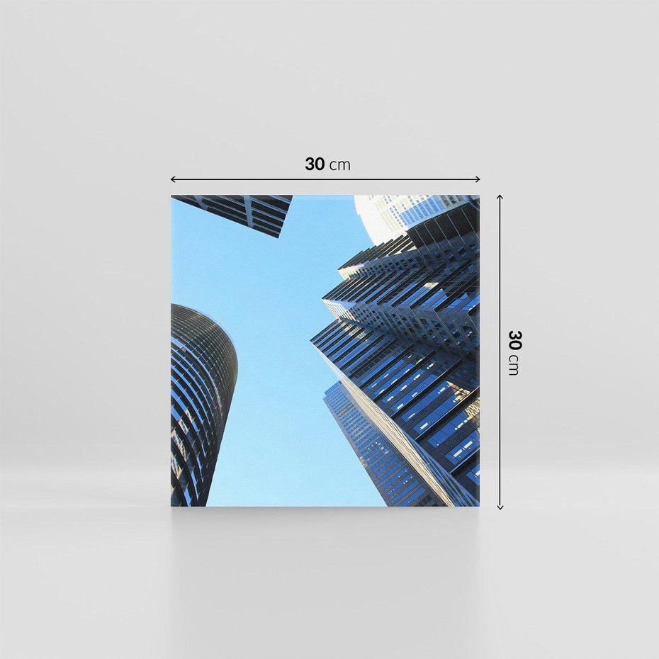 Obraz na płótnie 30x30 - Architektura wieżowców - Architektura, wieżowce