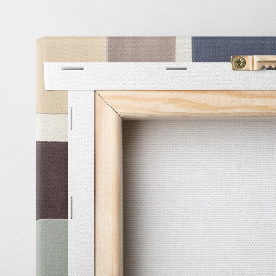 Obraz na płótnie 70x100 - Pasy Abstrakcji - kolorowe pasy, plamy koloru