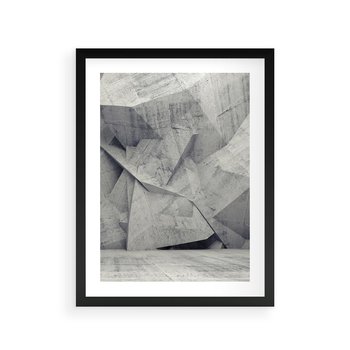 Plakat w ramie 30x40 - Architektura w trójwymiarowym wymiarze - architektura, 3D - rama czarna