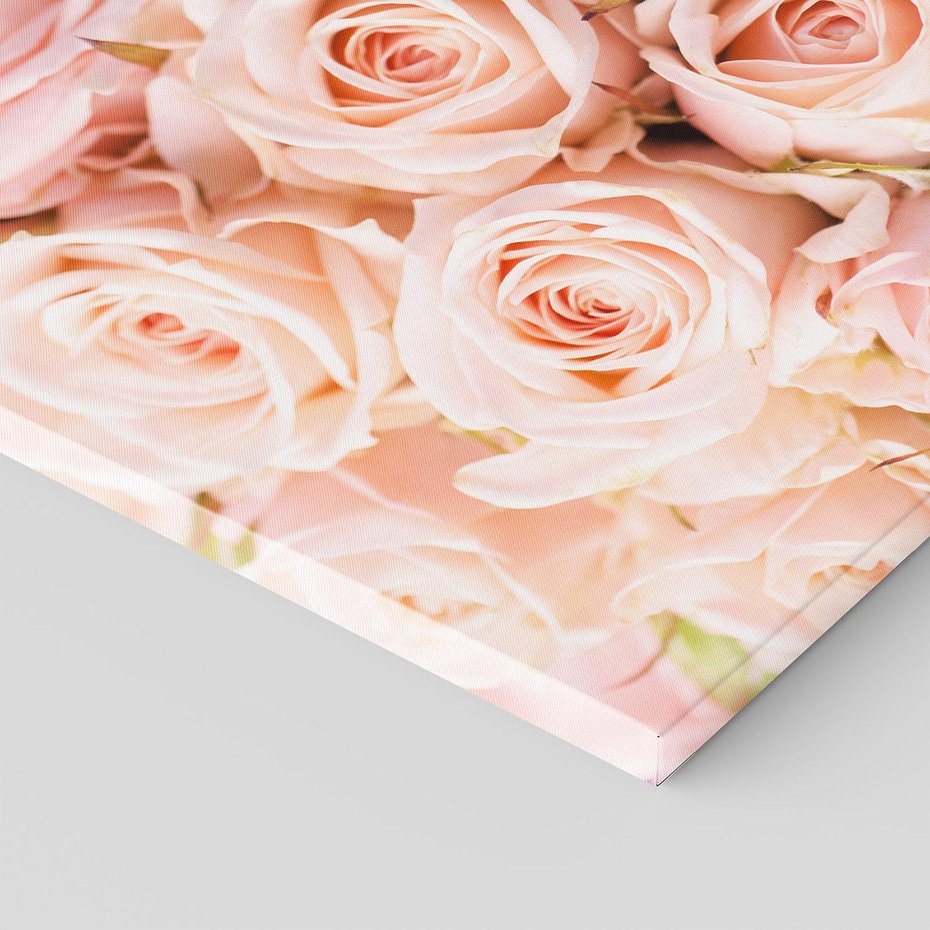 Obraz na płótnie 100x70 - Delikatność róż - piękno natury - róże, kwiaty