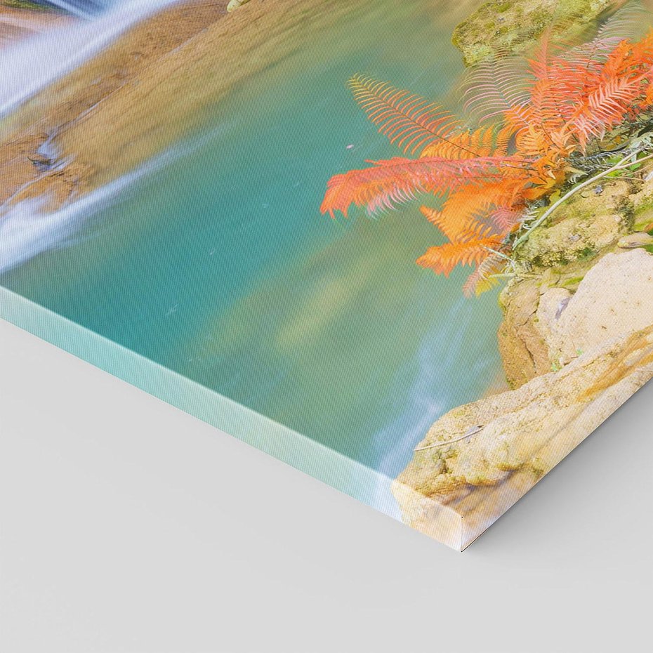 Obraz na płótnie 70x100 - Urok laotańskiego wodospadu - Laos, Azja