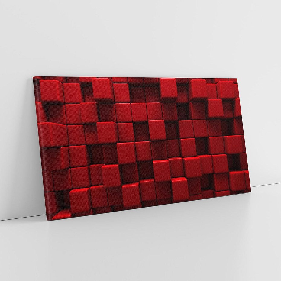 Obraz na płótnie 140x70 - Geometryczne 3D: wizja przestrzeni - geometryczne, 3D