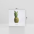 Obraz na płótnie 60x60 - Ananas Egzotyczne Odkrycie - ananas, owoc