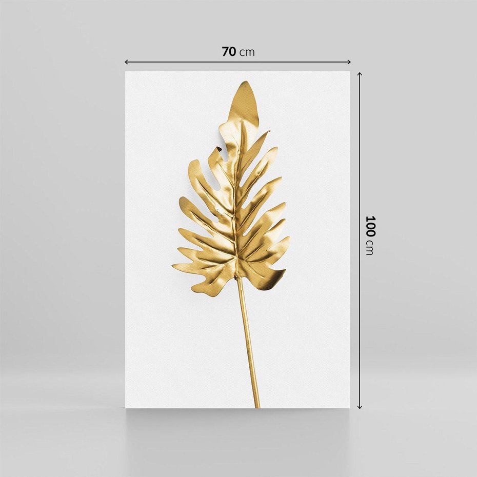 Obraz na płótnie 70x100 - Ponadczasowy Urok - złote, liście