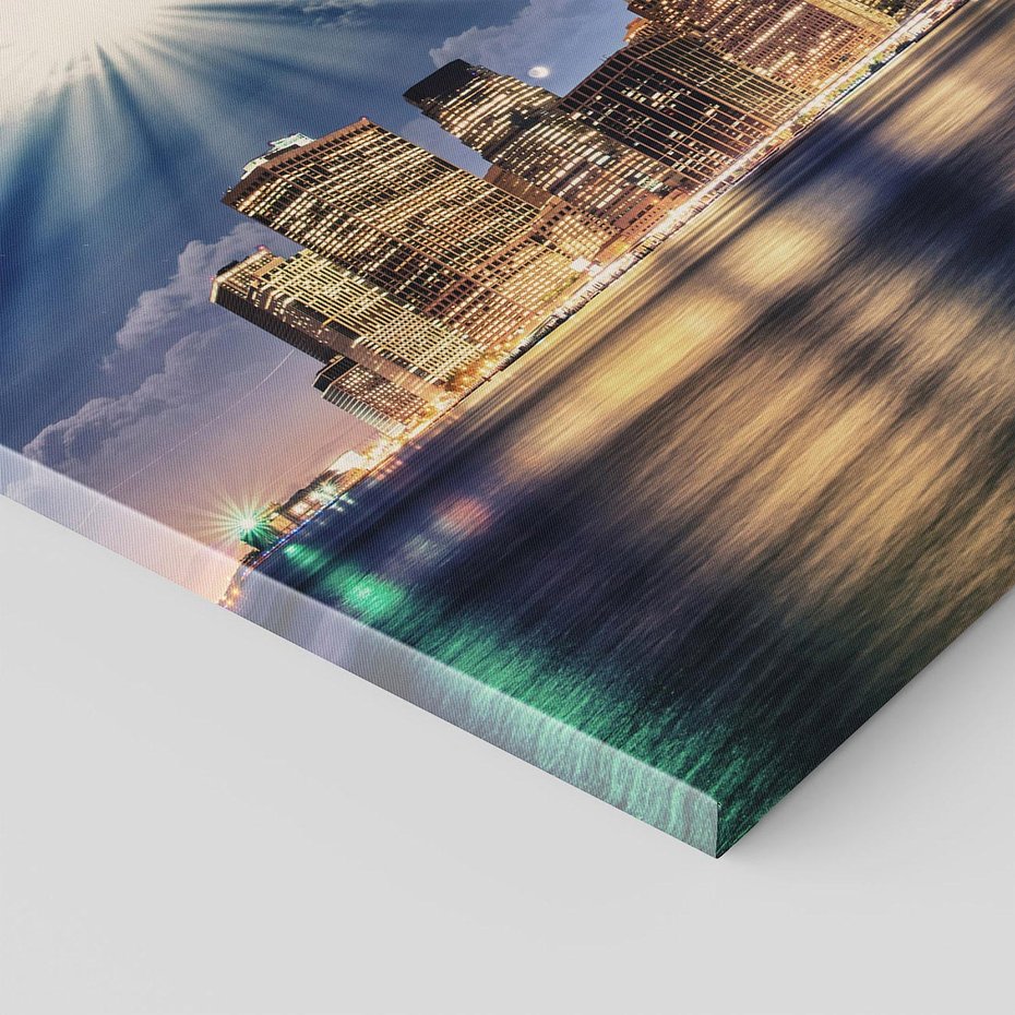 Obraz na płótnie 120x80 - Majestatyczny Manhattan - Nowy York, USA