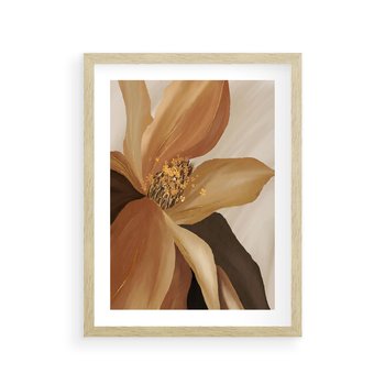 Plakat w ramie 30x40 - Wyraz Luksusu - sztuka, nowoczesna - rama drewno