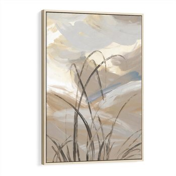 Obraz w ramie 80x120 - Nowoczesne Odbicia - akwarela, obraz - rama drewno