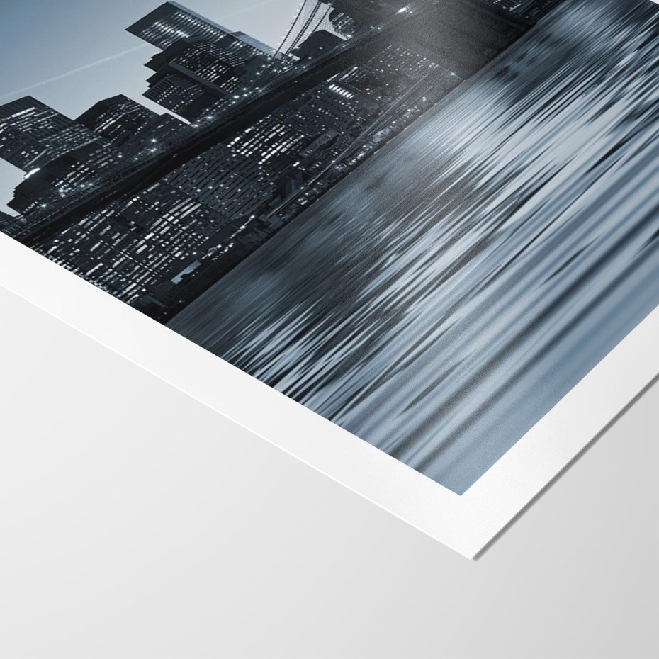 Plakat bez ramy 50x70 - Nocne pejzaże miasta - miasto, nocą