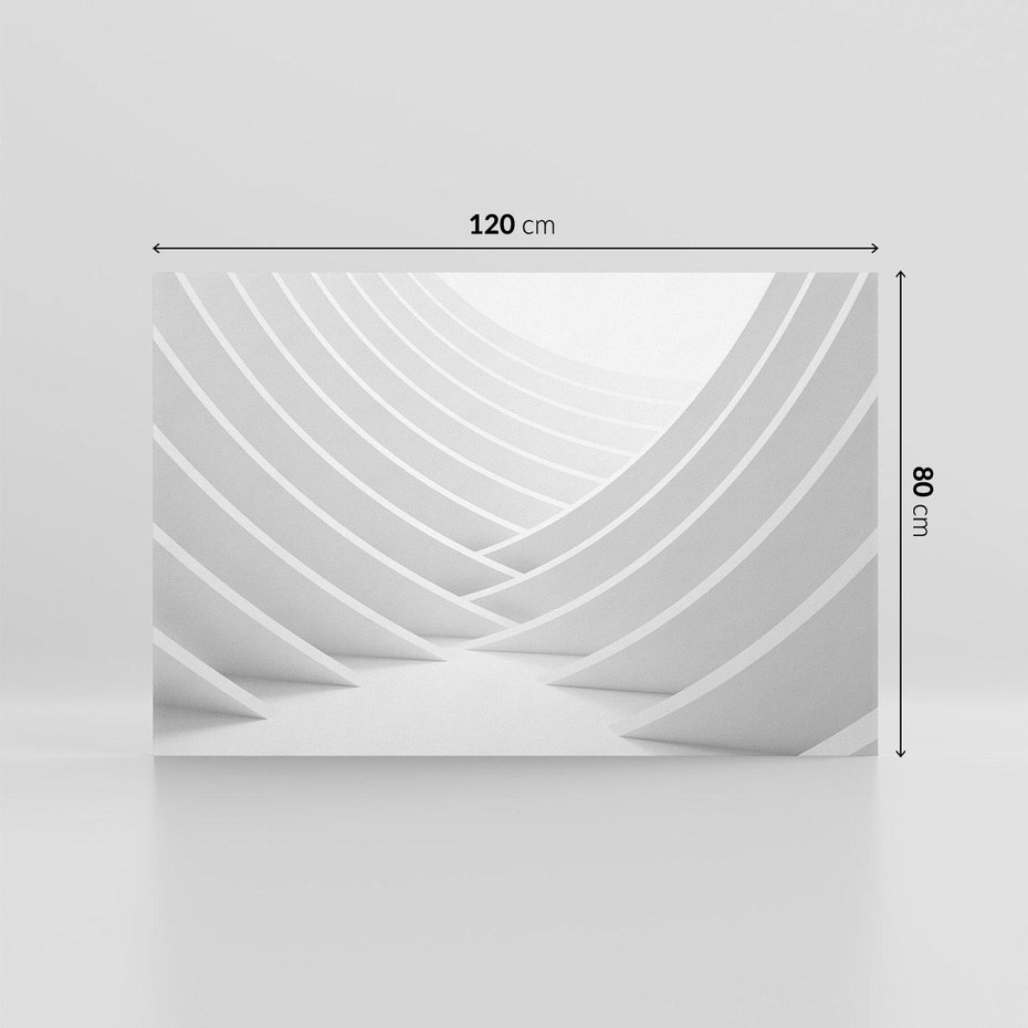 Obraz na płótnie 120x80 - Nowoczesna Ekspresja - abstrakcja, 3D