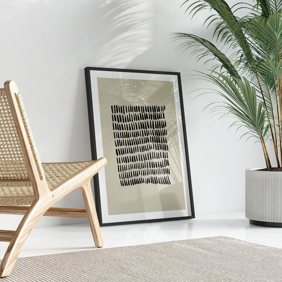 Plakat bez ramy 50x70 - Echa Zapomnianych Wymiarów - nowoczesna sztuka, plakat