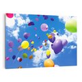 Obraz na płótnie 100x70 - Niebo pełne balonów - niebo, balony