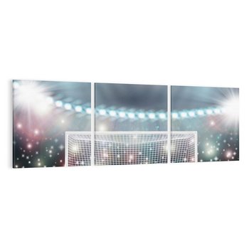 Obraz na płótnie 90x30 - Strzał do bramki - piłka, nożna