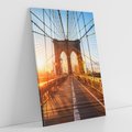 Obraz na płótnie 50x70 - Mosty Manhattanu - most, Nowy Jork