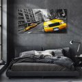 Obraz na płótnie 120x60 - Dynamiczny TAXI w Nowym Jorku - TAXI, NY