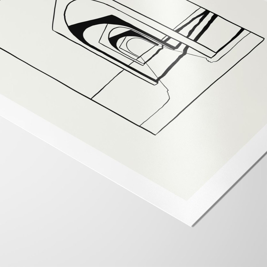 Plakat bez ramy 30x40 - Poezja światła i cienia - nowoczesna sztuka, minimalistyczny styl