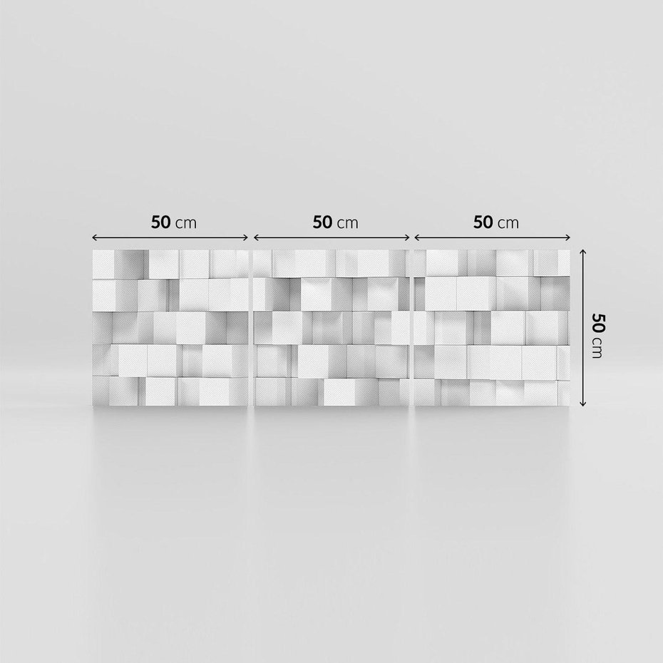 Obraz na płótnie 150x50 - Abstrakcja w 3D: kolorowa ekspresja - 3D, abstrakcja