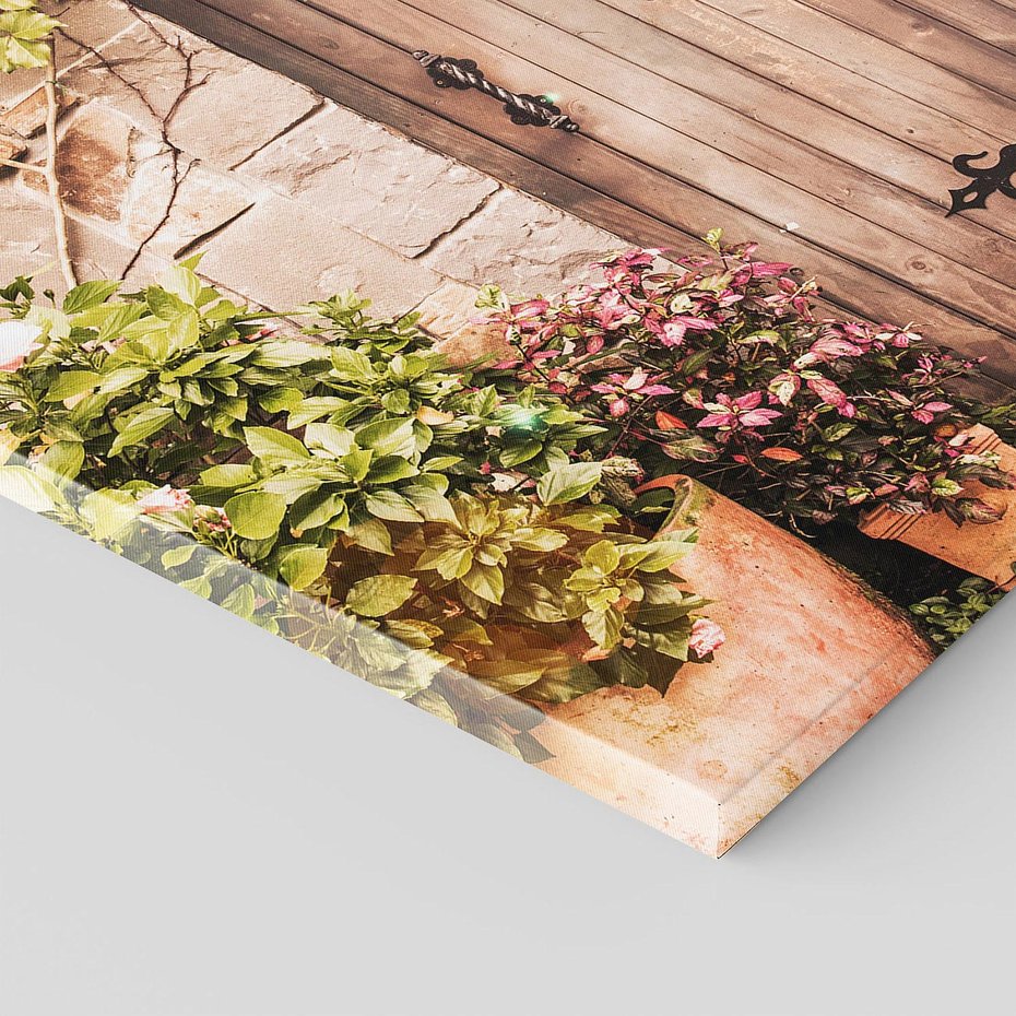 Obraz na płótnie 50x50 - Wyjątkowy Klimat - drzwi, stare