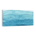 Obraz na płótnie 120x60 - Kolorowe fale akwareli - akwarela, fale
