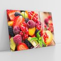 Obraz na płótnie 120x80 - Smakowite Porywy - owoce, jedzenie