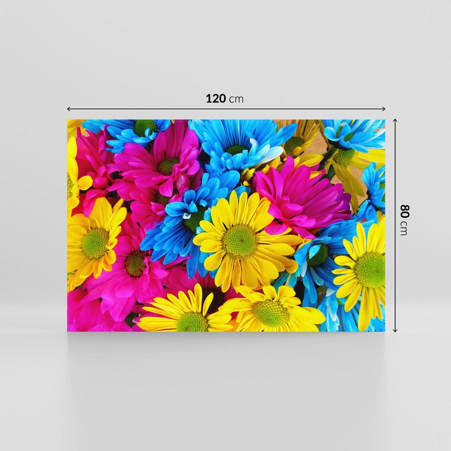 Obraz na płótnie 120x80 - Kwiatowy Świat - kwiat, kwiaty