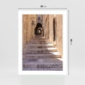 Plakat bez ramy 30x40 - miasto w innej odsłonie - uliczka, perspektywa
