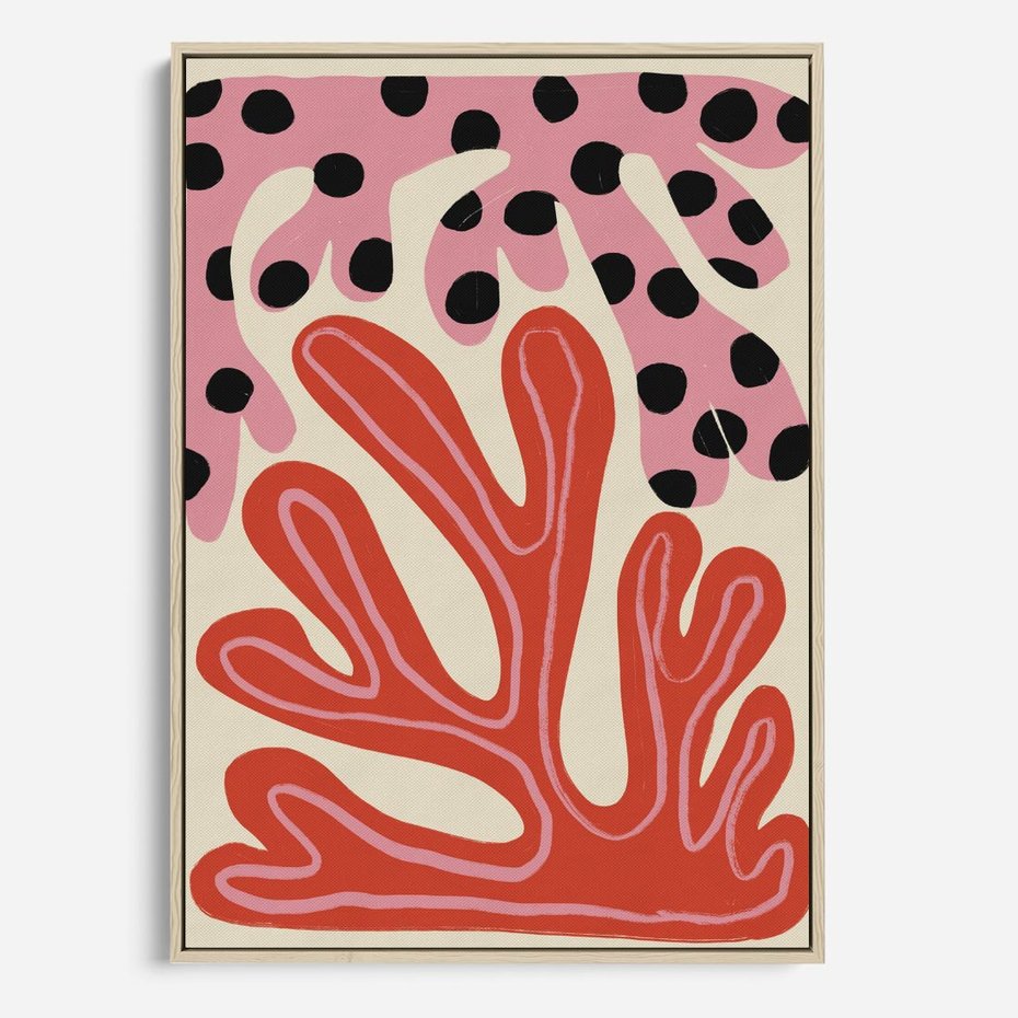 Obraz w ramie 50x70 - Księga Pastelowych Impulsów - abstrakcyjny obraz, plakat - rama drewno