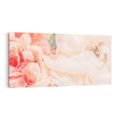 Obraz na płótnie 120x60 - Kwiatowe hafty marzeń - abstrakcja przypominająca kwiaty, róże