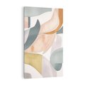 Obraz na płótnie 50x70 - Beżowe Akwarele - pastelowe akwarele, kształty