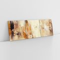 Obraz na płótnie 120x40 - Odbicie utraconych barw - abstrakcja, tekstury farb