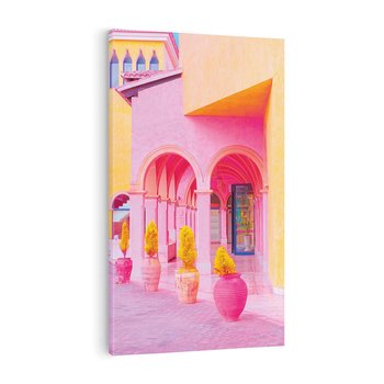 Obraz na płótnie 80x120 - Marokańskie pastele - marokański, pastele