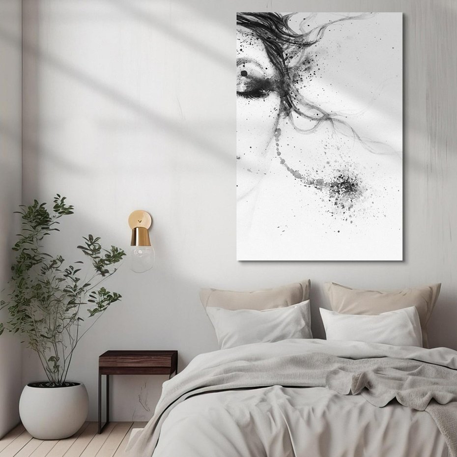 Obraz na płótnie 50x70 - Eksplozja Kolorów - akwarela, abstrakcja