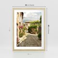 Plakat w ramie 30x40 - Włoskie Uliczki - włoska, uliczka - rama drewno