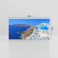Obraz na płótnie 140x70 - Santorini i Morze Błękitów - Grecja, Santorini