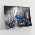 Obraz na płótnie 120x80 - Siła i wolność na dwóch kółkach - chopper, motocykl