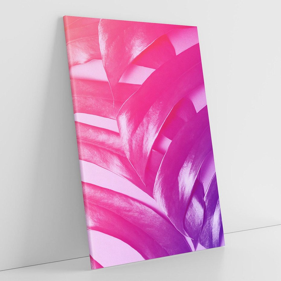 Obraz na płótnie 80x120 - Monstera Kwiaty Liście - monstera, kwiaty